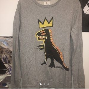 Grey Basquiat Long Sleev